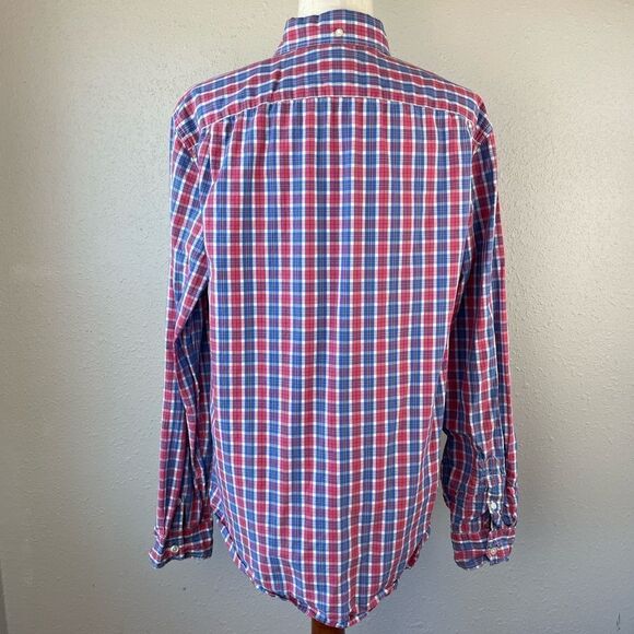 GAP Lived-In Plaid Button Down Shirt Size L EUC - Picture 5 of 7